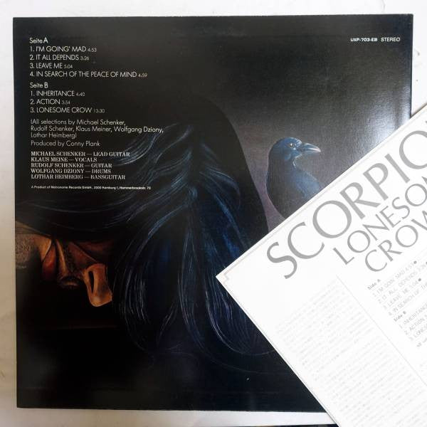Scorpions - Lonesome Crow (LP, Album, Reissue) - Very Good Plus (VG+) / Very Good Plus (VG+)