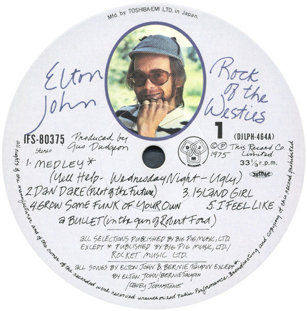 Elton John - Rock Of The Westies (Vinyl, LP, Album)