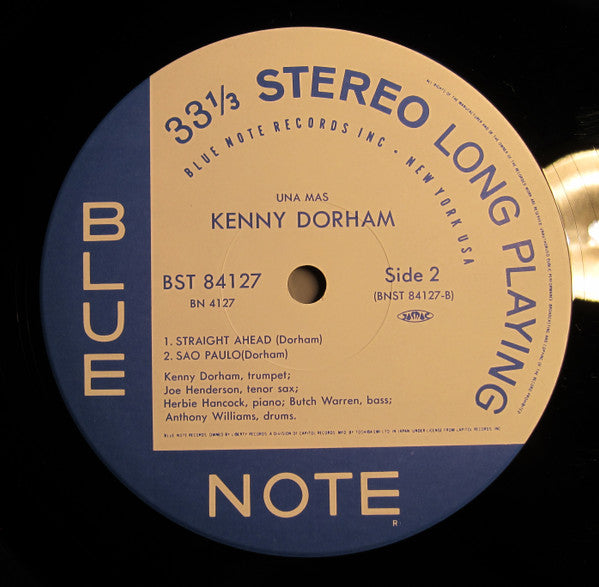 Kenny Dorham - Una Mas (One More Time) (Vinyl, LP, Album, Stereo) Near Mint (NM or M-) / Very Good Plus (VG+)