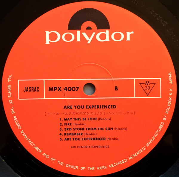 The Jimi Hendrix Experience - Are You Experienced (Vinyl, LP, Album...