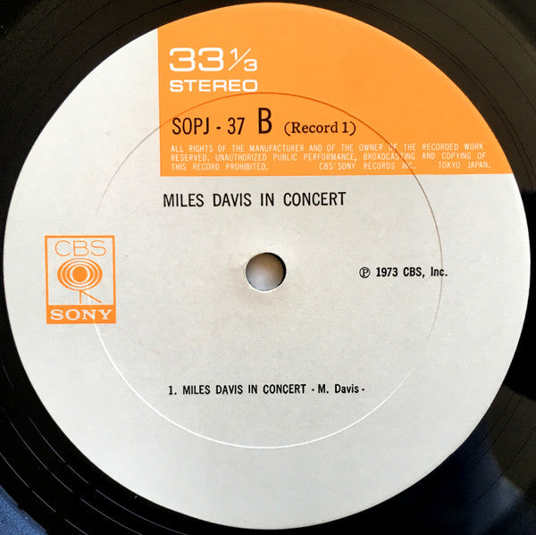 Miles Davis - In Concert (Vinyl, LP, Album)