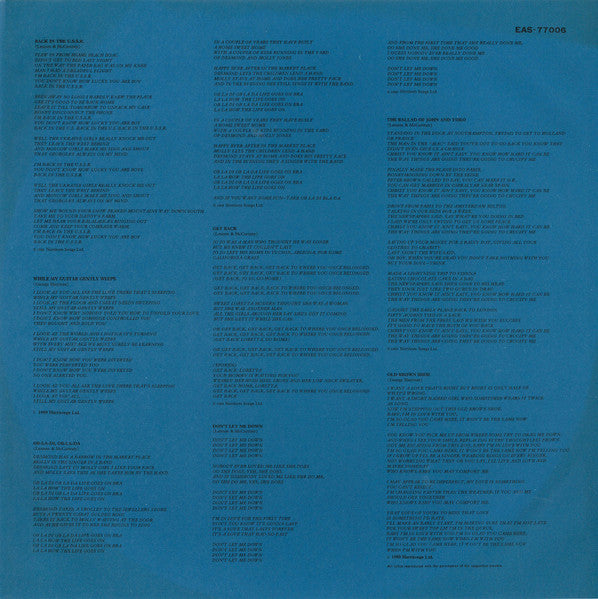 The Beatles - 1967-1970 = 1967~1970 (2xVinyl, LP, Compilation, Reissue, Stereo) Near Mint (NM or M-) / Very Good Plus (VG+)