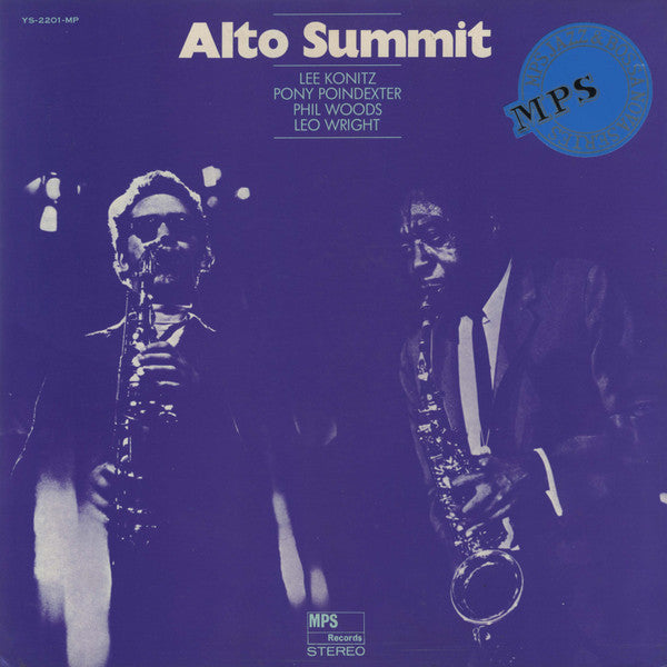 Lee Konitz - Alto Summit (Vinyl, LP, Album, Stereo) Very Good Plus (VG+) / Very Good (VG)