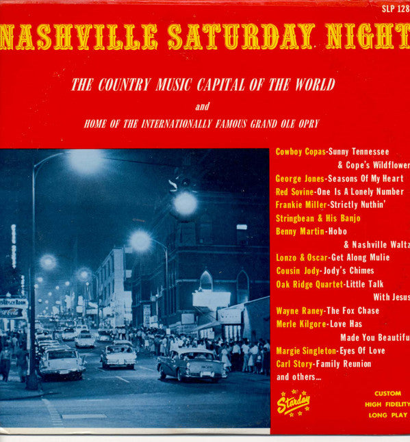 Various - Nashville Saturday Night (Vinyl, LP, Compilation) Good Plus (G+) / Very Good (VG)