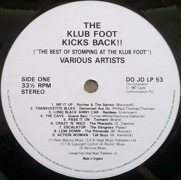 Various - The Klub Foot Kicks Back (Vinyl, LP, Compilation)