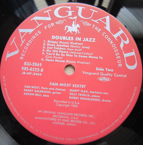 Don Elliott Quartet - Doubles In Jazz (Vinyl, LP, Compilation, Reissue) Very Good Plus (VG+) / Very Good Plus (VG+)