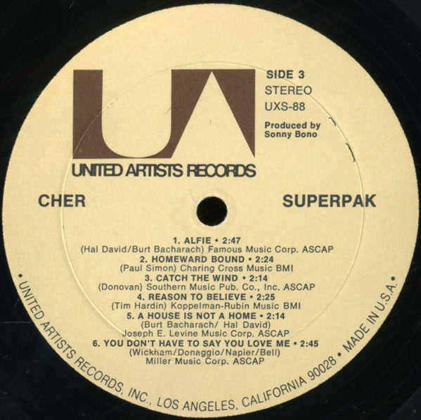 Cher - Superpak (2xVinyl, LP, Compilation) Very Good (VG) / Very Good (VG)