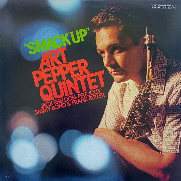 Art Pepper Quintet - Smack Up (Vinyl, LP, Album, Reissue, Stereo) Good Plus (G+) / Very Good (VG)