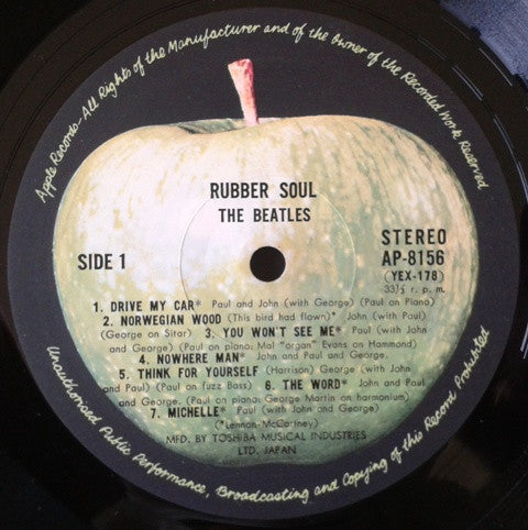 The Beatles - Rubber Soul (Vinyl, LP, Album, Stereo, Reissue)