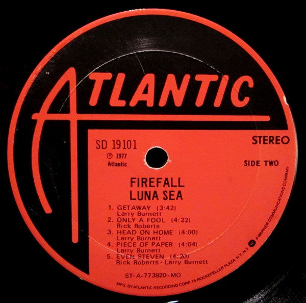 Firefall - Luna Sea (Vinyl, LP, Album, Stereo) Very Good (VG) / Very Good (VG)