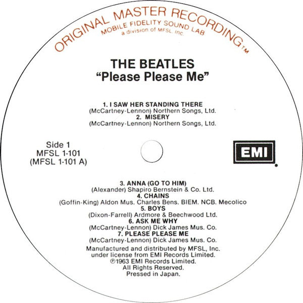 The Beatles - Please Please Me (Vinyl, LP, Album, Limited Edition, Reissue, Remastered, Stereo) Very Good Plus (VG+) / Very Good Plus (VG+)