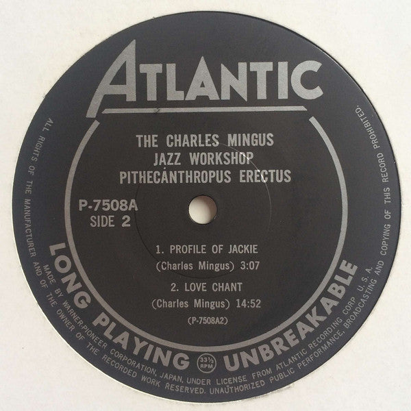 Charles Mingus Jazz Workshop - Pithecanthropus Erectus = 直立猿人 (Viny...