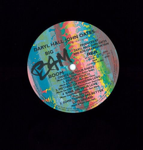 Daryl Hall & John Oates - Big Bam Boom (Vinyl, LP, Album, Stereo)