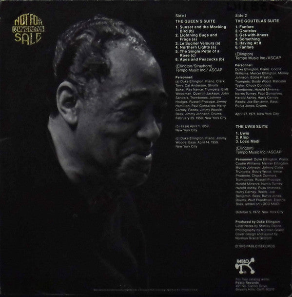 Duke Ellington - The Ellington Suites (Vinyl, LP, Album, Stereo) Very Good Plus (VG+) / Very Good (VG)