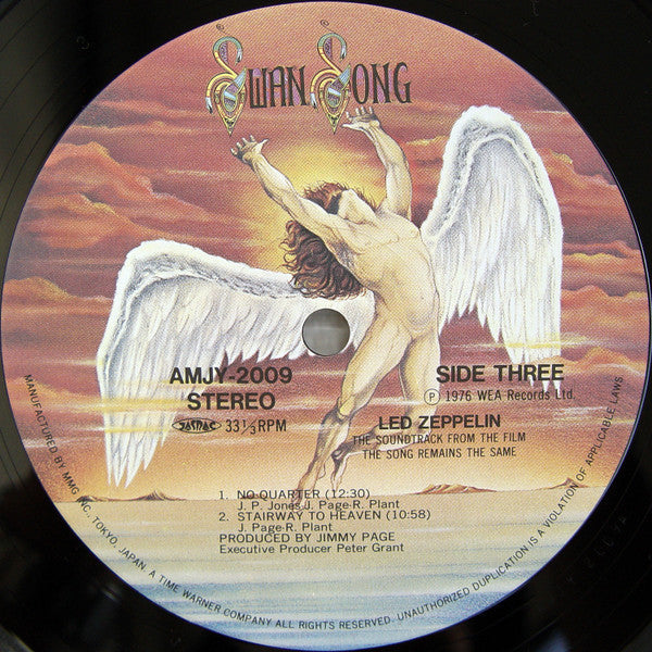 Led Zeppelin - The Soundtrack From The Film The Song Remains The Same (2xVinyl, LP, Album, Reissue) Very Good Plus (VG+) / Near Mint (NM or M-)