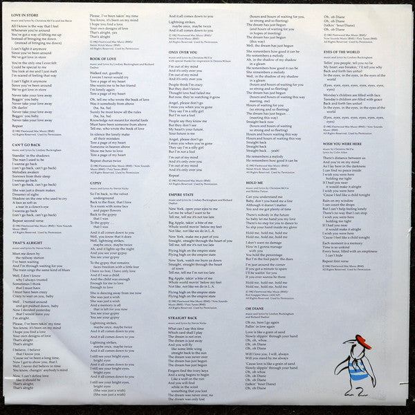 Fleetwood Mac - Mirage (Vinyl, LP, Album, Stereo) Very Good (VG) / Very Good Plus (VG+)