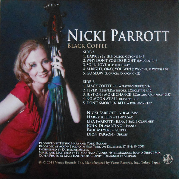 Nicki Parrott - Black Coffee (Vinyl, LP, Album) Near Mint (NM or M-) / Near Mint (NM or M-)