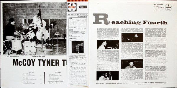 McCoy Tyner Trio - Reaching Fourth (Vinyl, LP, Album, Reissue, Stereo)