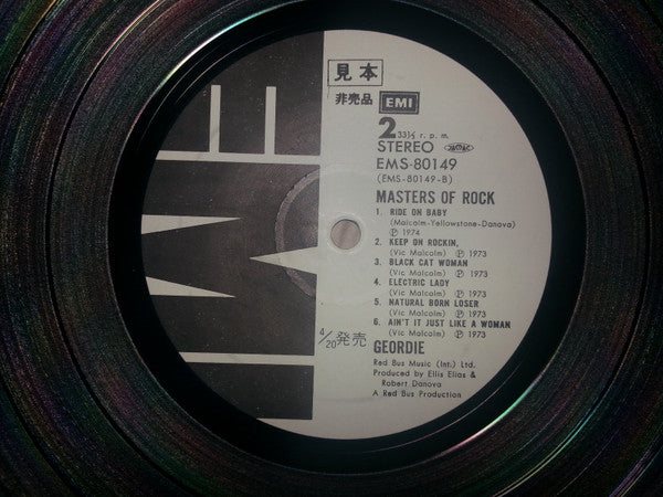 Geordie - Masters Of Rock (Vinyl, LP, Compilation, Promo) Very Good Plus (VG+) / Very Good Plus (VG+)