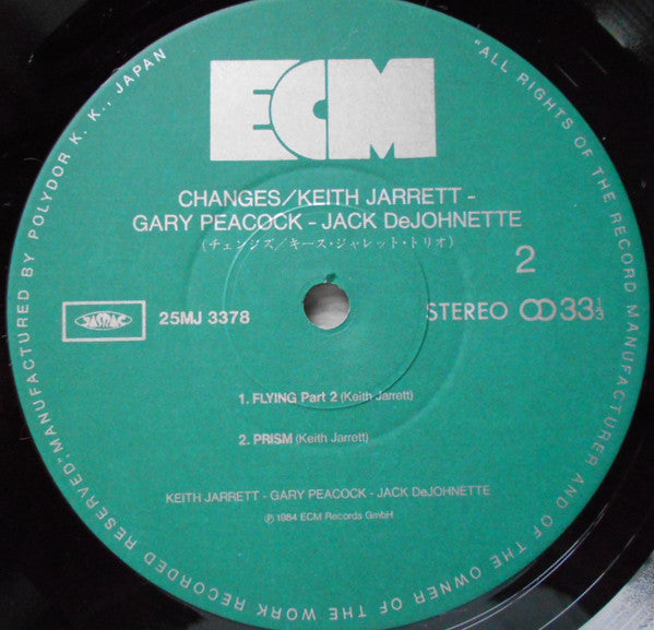 Keith Jarrett - Changes (Vinyl, LP, Album, Stereo)