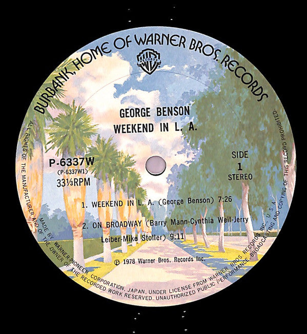 George Benson - Weekend In LA (2xVinyl, LP, Album) Very Good Plus (VG+) / Very Good Plus (VG+)