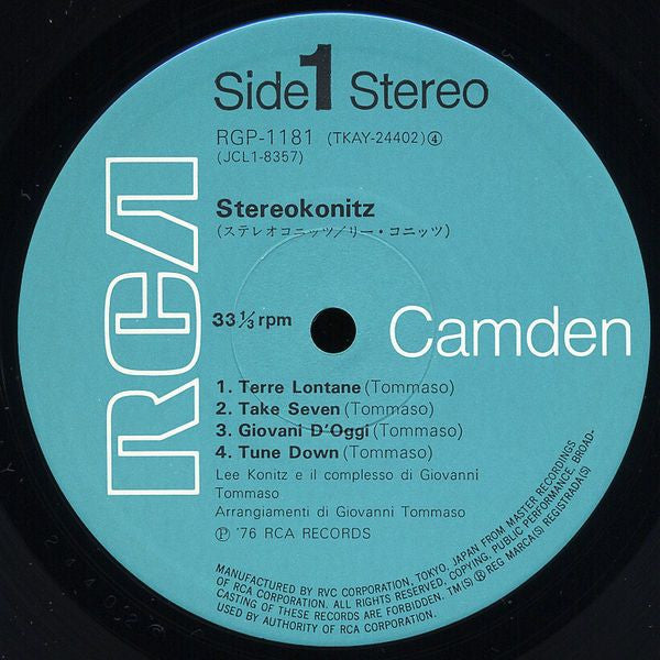 Lee Konitz - Stereokonitz (Vinyl, LP, Album, Reissue, Stereo)
