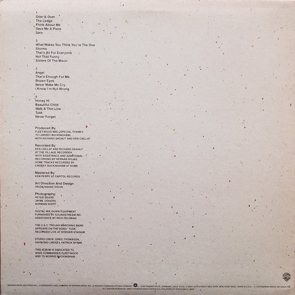 Fleetwood Mac - Tusk (Vinyl, LP, Album, Stereo)