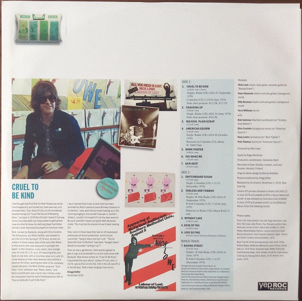 Nick Lowe - Labour Of Lust (Vinyl, LP, Album, Reissue) Very Good Plus (VG+) / Very Good Plus (VG+)
