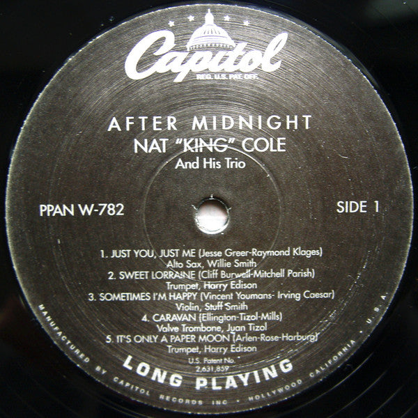The Nat King Cole Trio - After Midnight - Complete Session (2xVinyl, LP, Reissue, Remastered, Mono) Near Mint (NM or M-) / Near Mint (NM or M-)