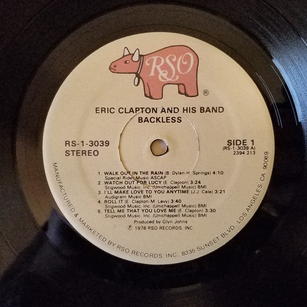 Eric Clapton - Backless (Vinyl, LP, Album) Near Mint (NM or M-) / Near Mint (NM or M-)