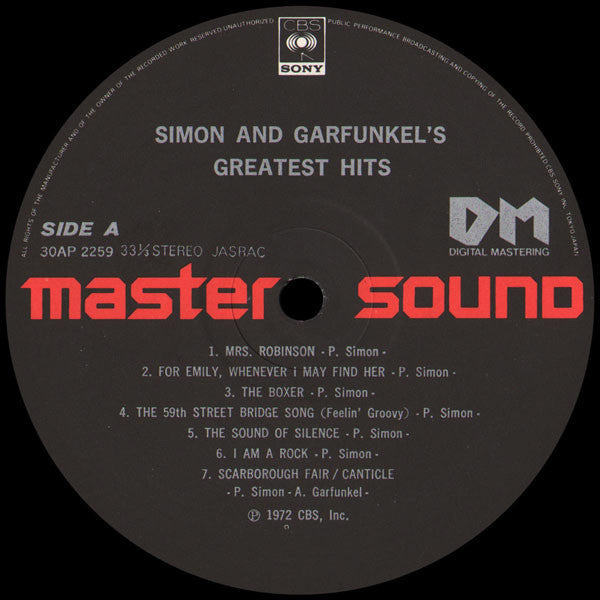 Simon & Garfunkel - Simon And Garfunkel's Greatest Hits (Vinyl, LP,...