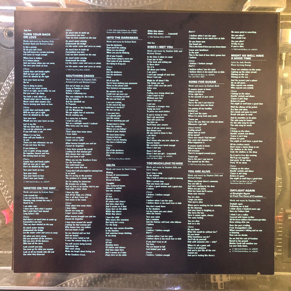 Crosby, Stills & Nash - Daylight Again (Vinyl, LP, Album) Near Mint (NM or M-) / Very Good (VG)