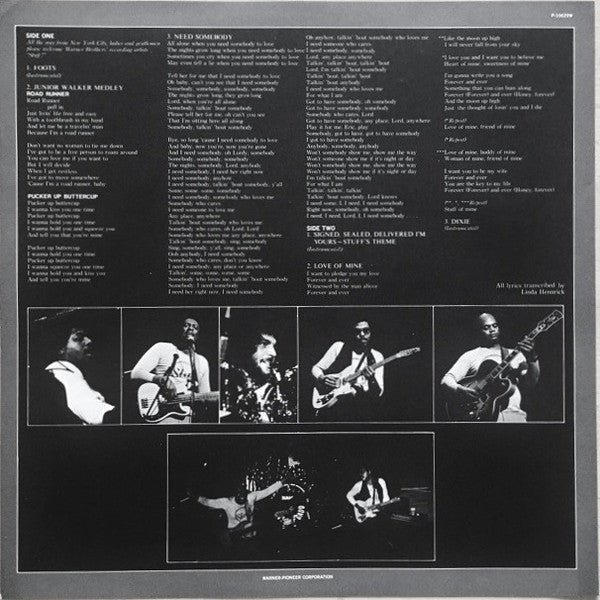 Stuff (2) - Live Stuff (Vinyl, LP, Album, Stereo)
