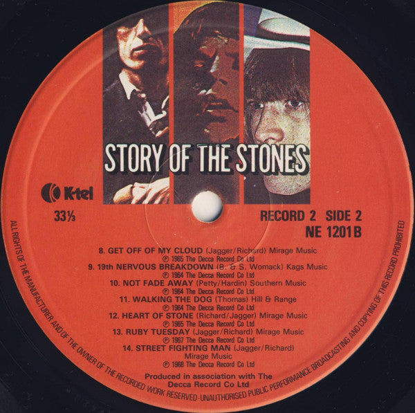 The Rolling Stones - Story Of The Stones (2xVinyl, LP, Compilation, Stereo, Mono) Very Good Plus (VG+) / Very Good (VG)