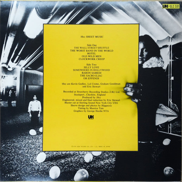 10cc - Sheet Music (Vinyl, LP, Album)