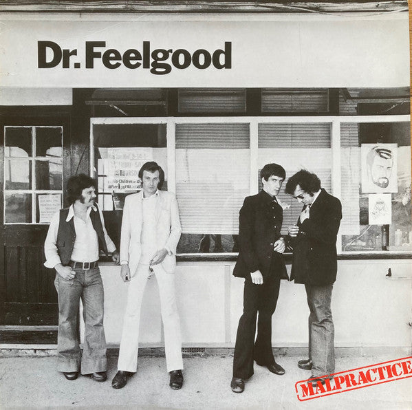 Dr. Feelgood - Malpractice (Vinyl, LP, Album, Stereo) Good Plus (G+) / Poor (P)