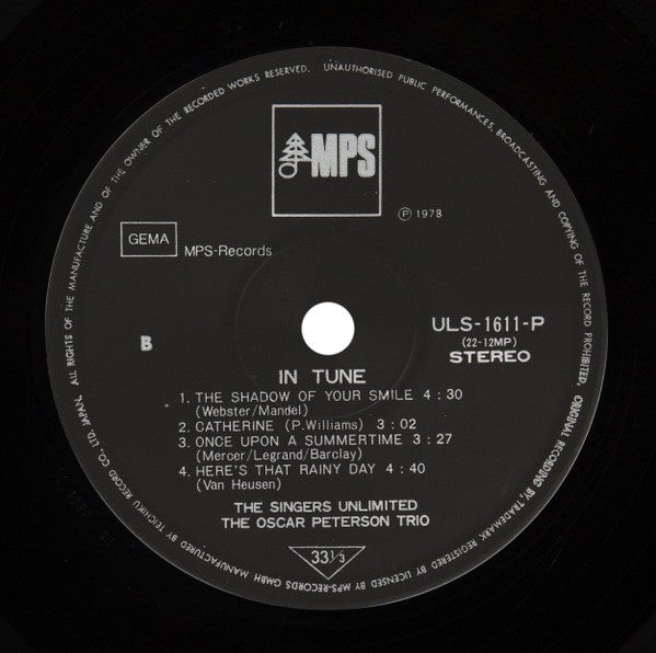 The Oscar Peterson Trio - In Tune (Vinyl, LP, Album)