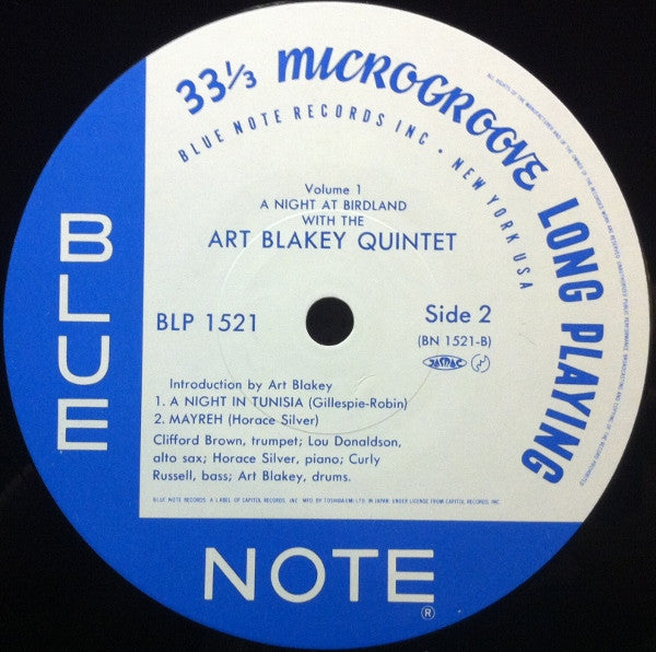 Art Blakey Quintet - A Night At Birdland, Volume 1 (Vinyl, LP, Comp...