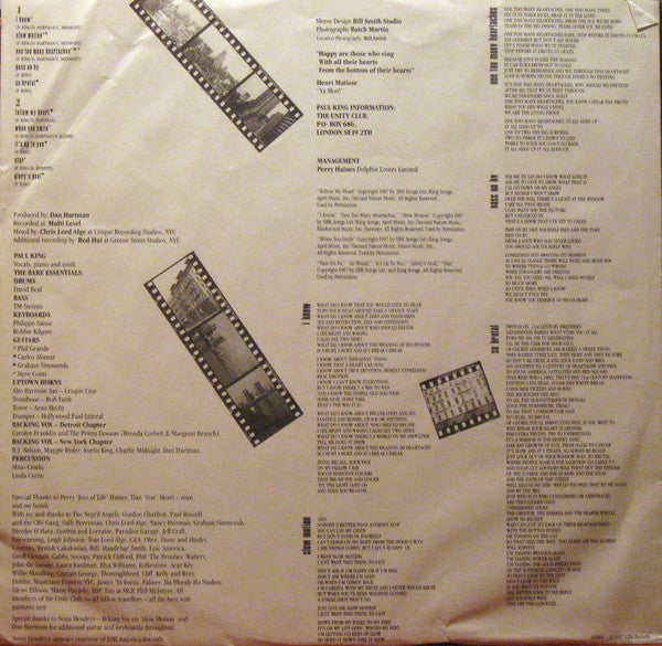 Paul King (2) - Joy (Vinyl, LP, Album) Very Good Plus (VG+) / Very Good (VG)