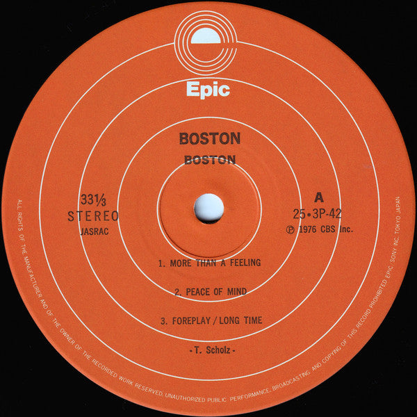 Boston - Boston (Vinyl, LP, Album, Reissue)