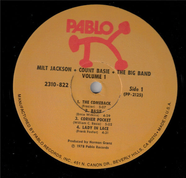 Milt Jackson - Vol. 1 (Vinyl, LP, Album) Very Good (VG) / Very Good (VG)