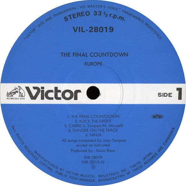 Europe (2) - The Final Countdown (Vinyl, LP, Album)