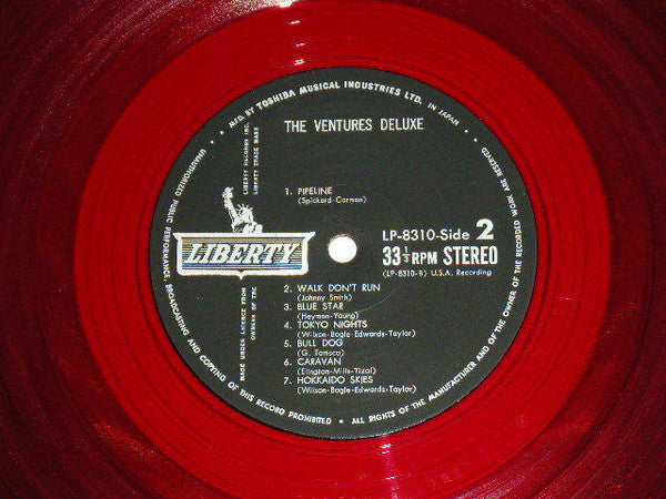 The Ventures - Deluxe (Vinyl, LP, Compilation, Stereo) Good Plus (G+) / Good (G)
