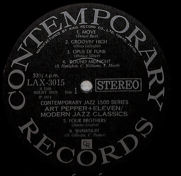 Art Pepper - Art Pepper + Eleven (Modern Jazz Classics) (Vinyl, LP,...