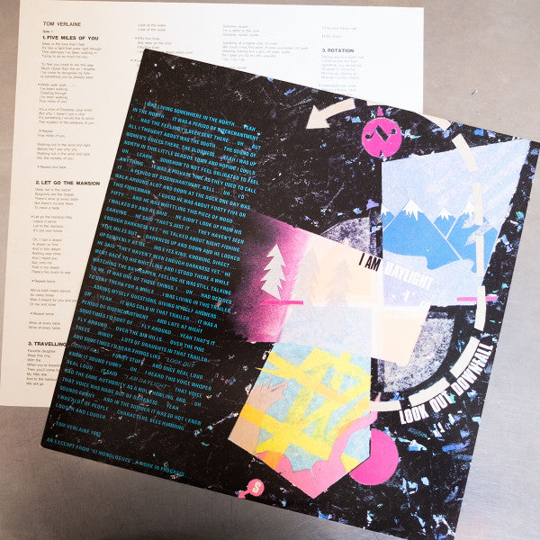 Tom Verlaine - Cover (Vinyl, LP, Album, Stereo) Very Good Plus (VG+) / Near Mint (NM or M-)