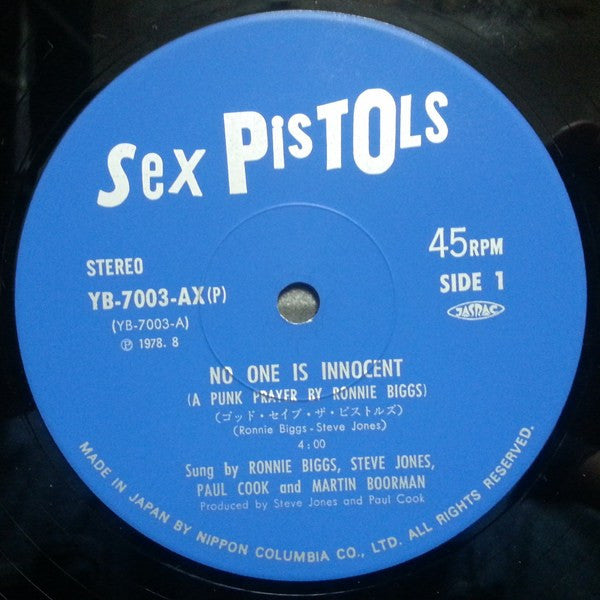 Sex Pistols - The Biggest Blow (A Punk Prayer By Ronnie Biggs) (Vinyl, 12", 45 RPM, Single) Very Good (VG) / Very Good (VG)