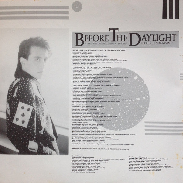 Toshiki Kadomatsu - Before The Daylight ~ Is The Most Darkness Mome...