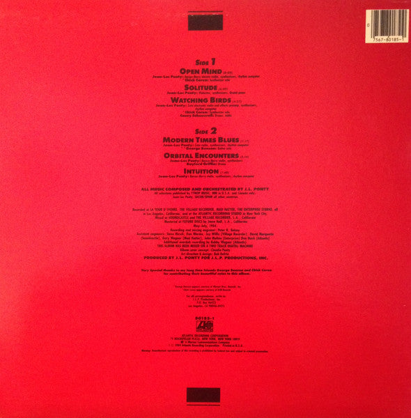 Jean-Luc Ponty - Open Mind (Vinyl, LP, Album, Stereo) Very Good (VG) / Very Good Plus (VG+)