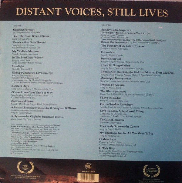 Various - Distant Voices, Still Lives (Vinyl, LP, Album) Good Plus (G+) / Good Plus (G+)