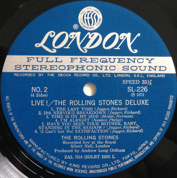 The Rolling Stones - Live! The Rolling Stones Deluxe (Vinyl, LP, Co...
